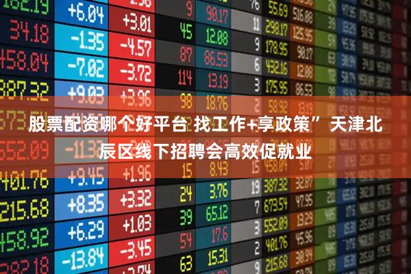 股票配资哪个好平台 找工作+享政策” 天津北辰区线下招聘会高效促就业